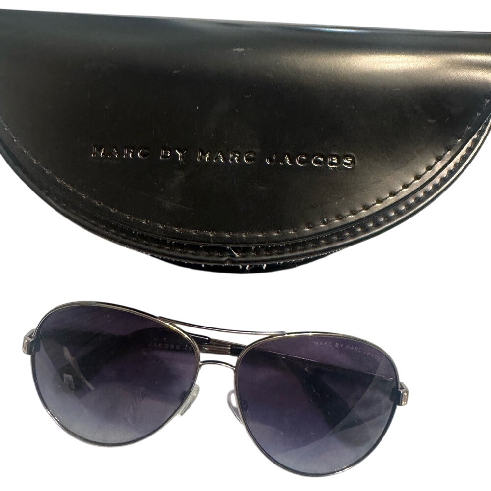 Marc By Marc Jacobs Black and Purple Aviator‎ Sunglasses